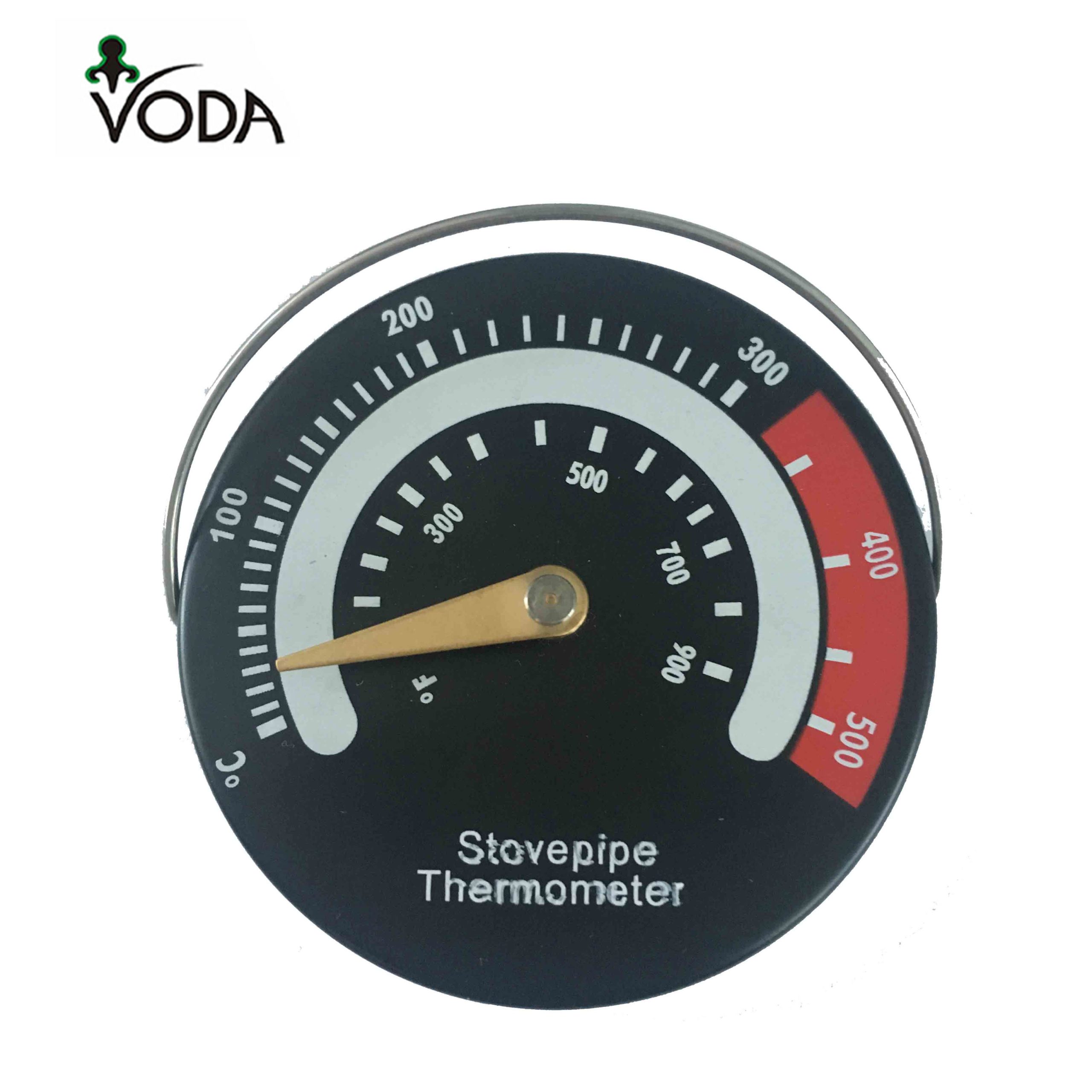 VODA Oberflächenthermometer für Holzöfen, Magnetofen-Meter Th