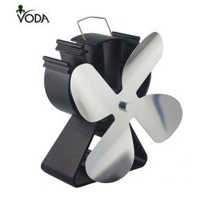 COMBIUBIU Mini Ventilateur De Poêle à 4 Pages, Ventilateur De