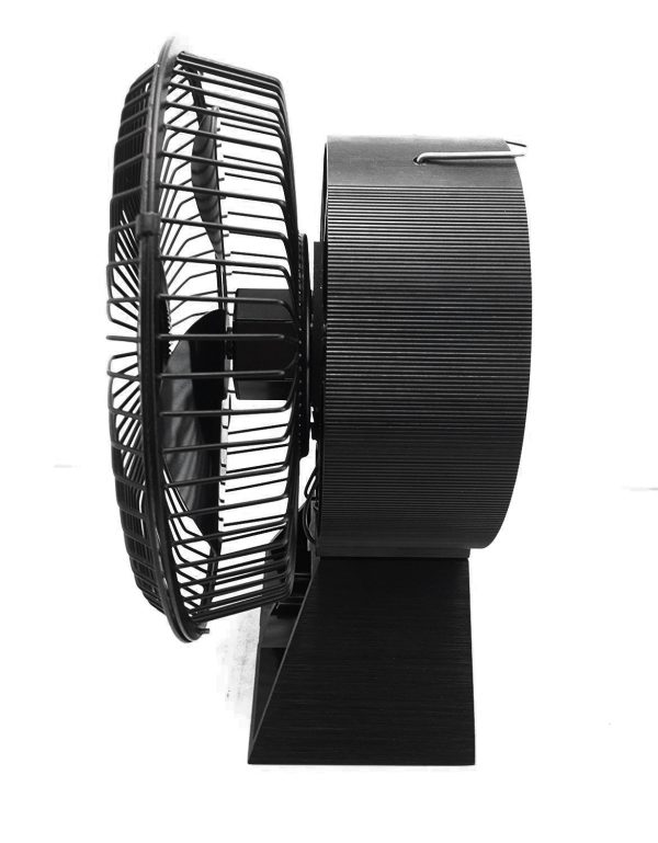  VODA Stove Fan with Protective Cover Heat Powered Wood