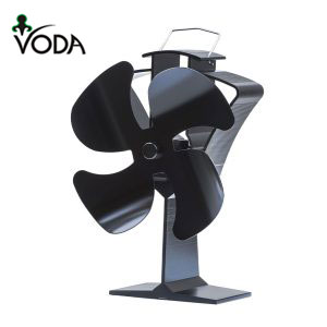 1pc Wood Stove Fan, 4 Blades Wood Stove Fan Heat Powered, Fireplace Fan ,  Wood Stove Accessories, Non Electric Fan For Wood/Gas/Log Burner Stove